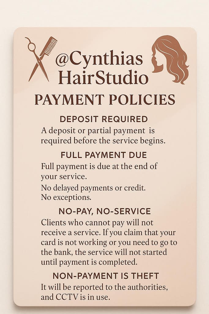 payment policies
